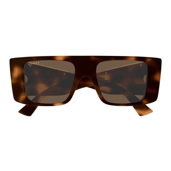 NEW GUCCI SUNGLASSES GG1888S 002 HAVANA MEN SQUARE EYEWEAR - Picture 2 of 3